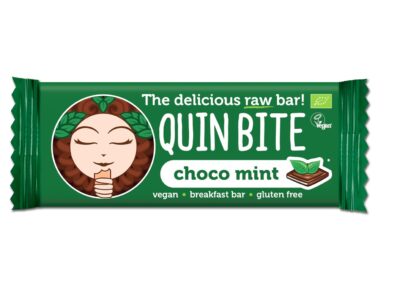 toorbatoon QUIN BITE Choco Mint (šokolaadi ja piparmündi) ÖKO (3040)
