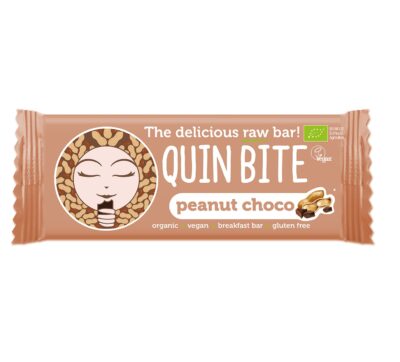 toorbatoon QUIN BITE Peanut Choco (maapähkli ja šokolaadi) ÖKO (3041)