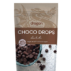 tumeda šhokolaadi nööbid (Dark choco drops), ÖKO, 200g (3090)