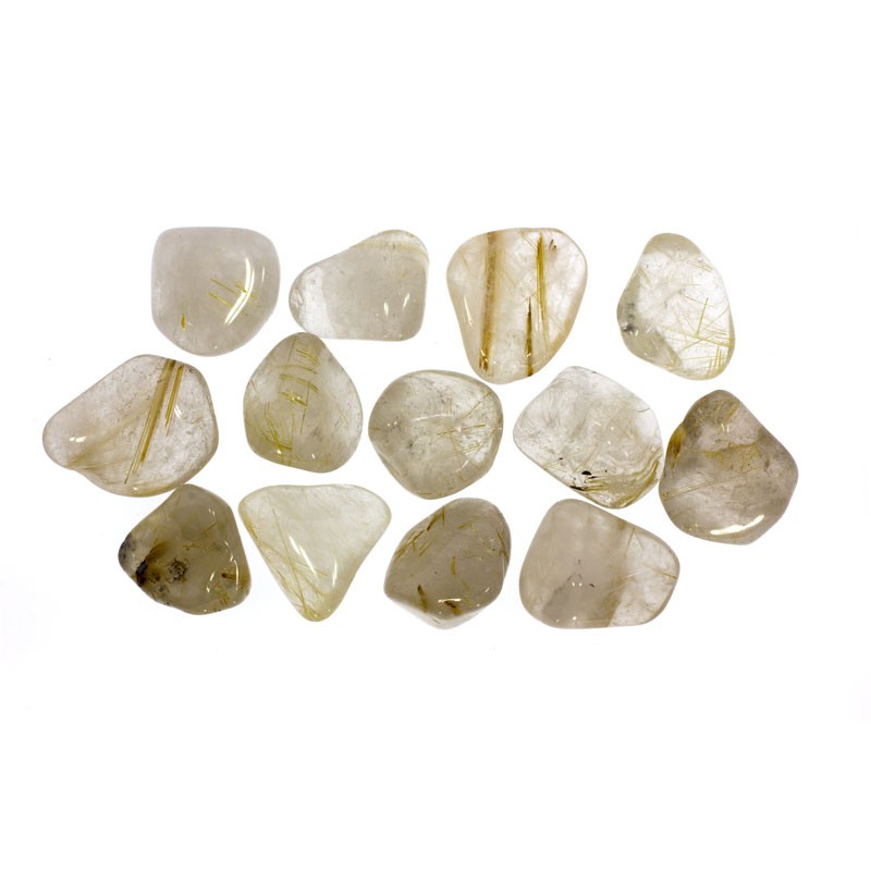 Lihvitud rutiilkvarts Brasiilia 1tk (1049)