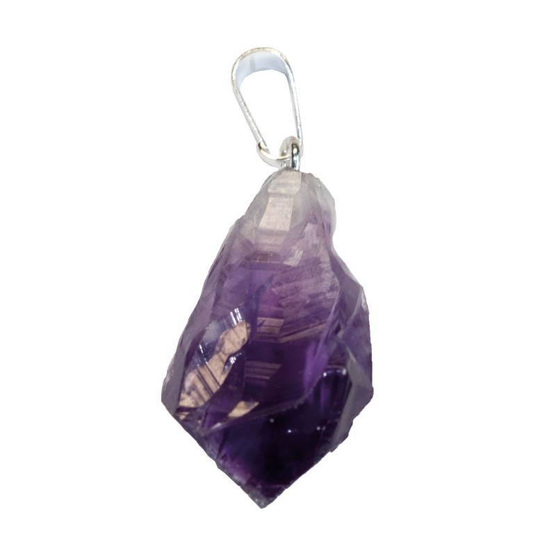 Ametüst, naturaalne tipp aasaga, ripats (1779)