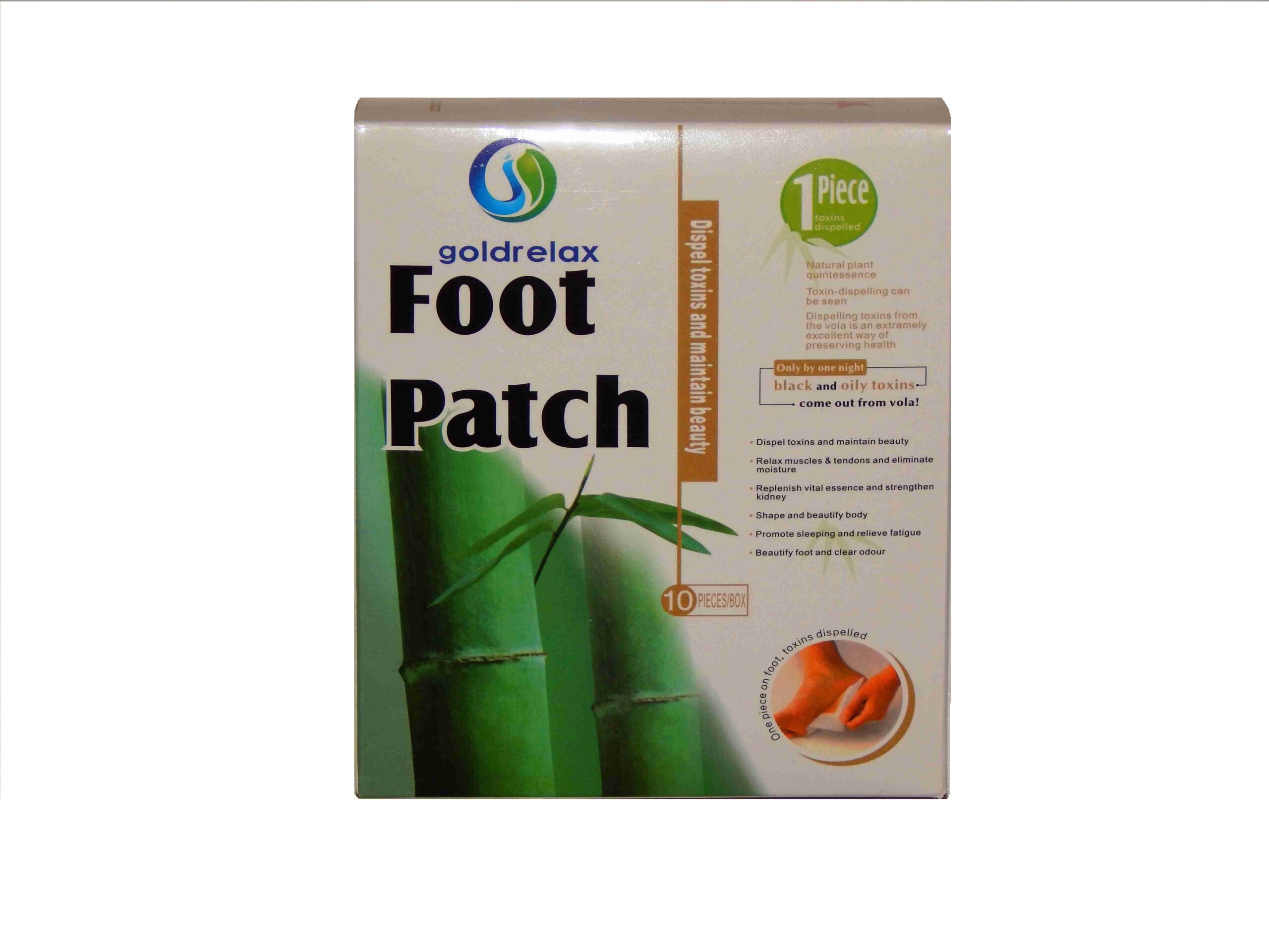 Detox jalatalla plaastrid 10tk