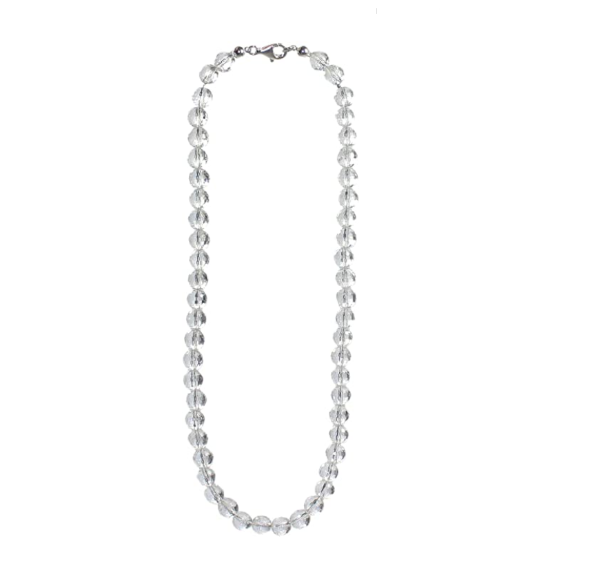 Kaelakee - Mäekristall pärlid 4/50, fassettlihviga (1790)