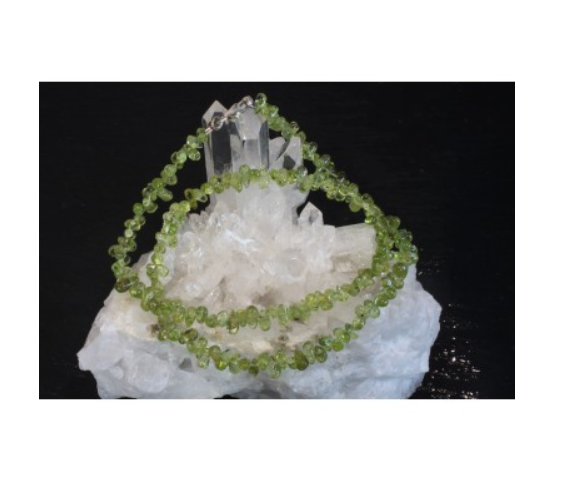 Kaelakee - Oliviin e. peridoot 45cm (3072)