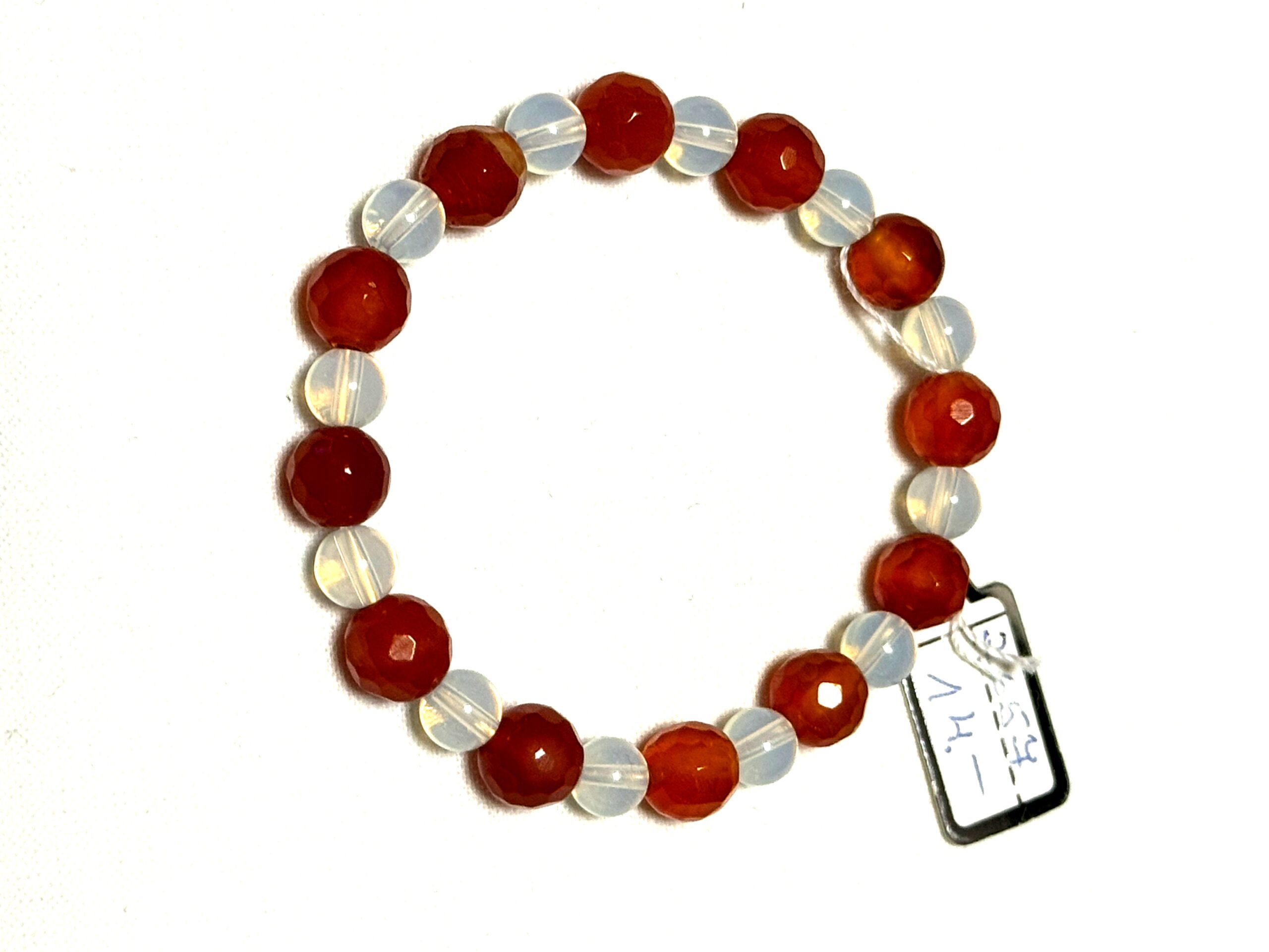 Käevõru - Karneool, fassettlihv, 8mm (2657)