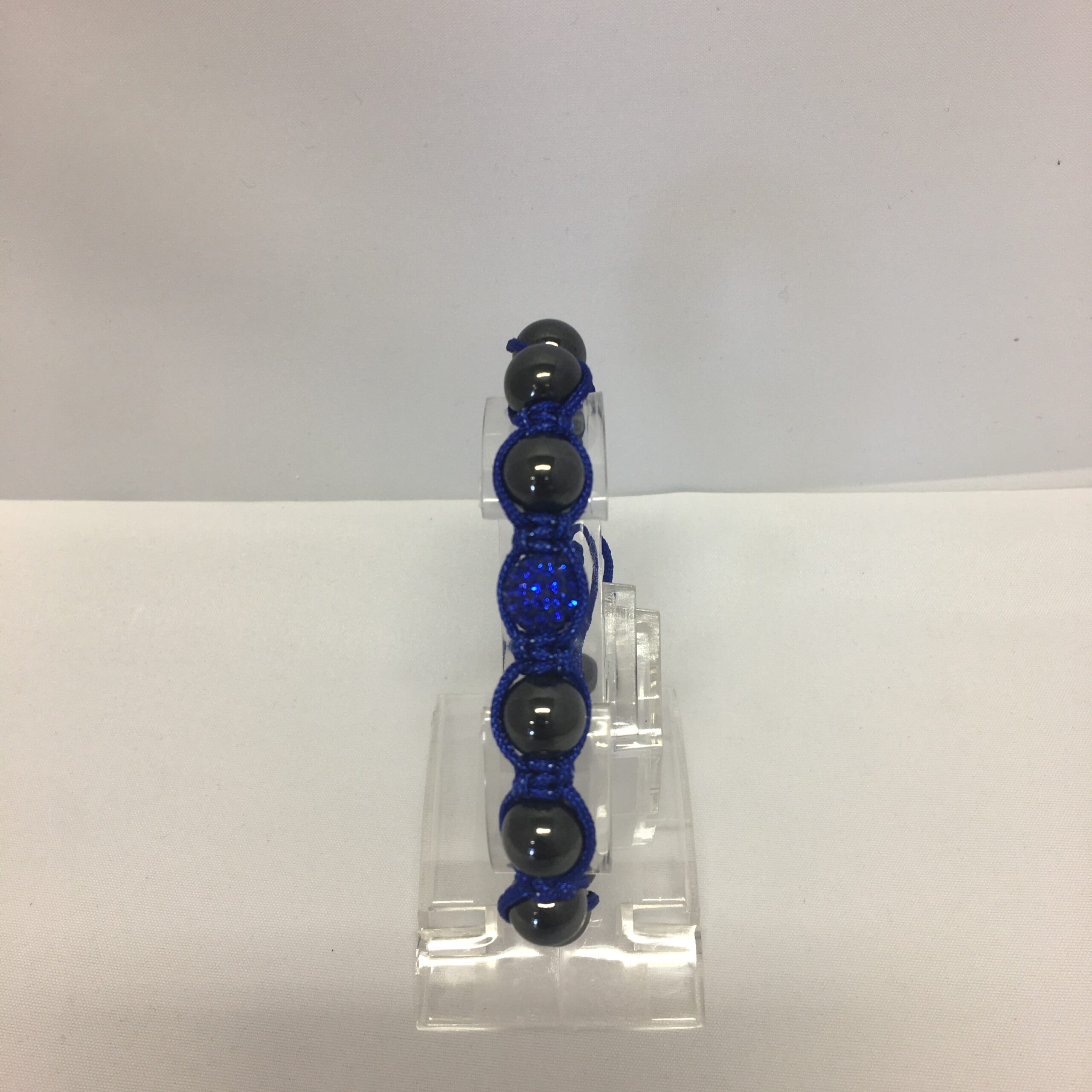 Käevõru magnet-hematiit+ilupärlid tumesinine (1458)