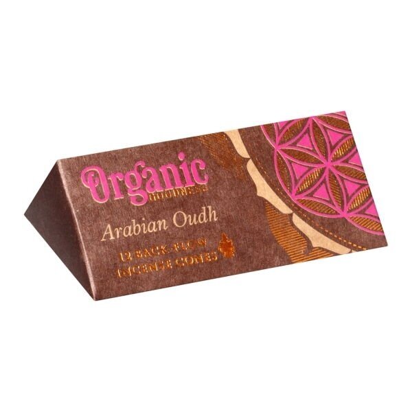 Koonusviiruk langeva suitsuga Organic Goodness, Song Of India - Arabian Oudh, 12tk (3194)