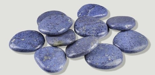 Lapik Dumortjeriit e. Sinine kvarts, ca 3-4cm, 1tk(2422)