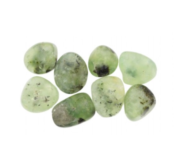 Lihvitud epidoot preniidis turmaliiniga (3155)