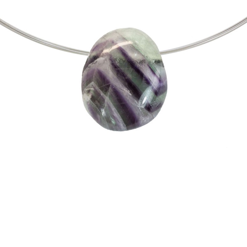 Lihvitud fluoriit auguga (1382)