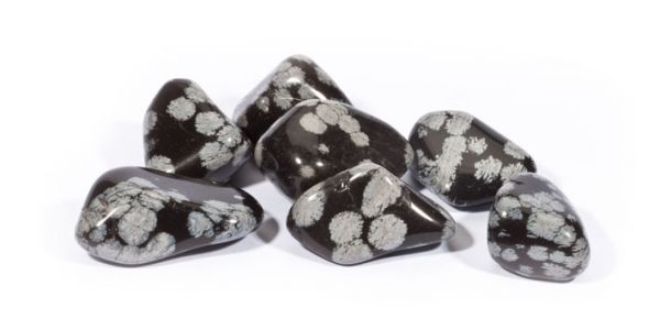 Lihvitud Lumehelbe obsidiaan 1tk (1402)