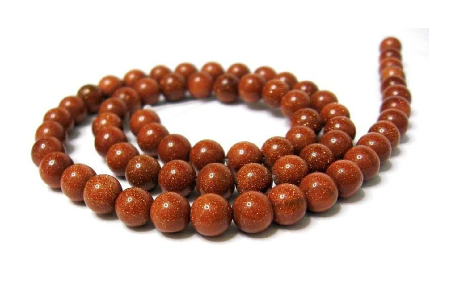 Pärlikett (poolvääriskivist) Päikesekivi sünt. 6/40 (1525)